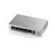 Zyxel Switch unmanaged Layer2 5 Port ? 5x 1 GbE ? PoE Budget 60 Watt ? 4x PoE at ? Desktop ? Lüfterlos ? GS-1005HP