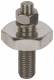 Dehn + Soehne 705510 Dehn AS SCHR M16 55 M12 connecting piece with threaded bolt 