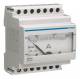 Hager built-SM150 analog ammeter, 0-150 amps AC converter measurement 4PLE