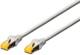 DIGITUS DK-1644-A-010 Patch cable Cat6a S/FTP 2xRJ45 1.0 m grey lever protection poly bag
