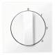 Merten 567225 central plate for three-stage rotary switch active white glossy system M