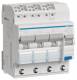 Hager ADZ310D FI-LS 3X 1P+N 6kA B-10A 30mA Typ A QC
