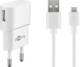 Goobay 45297 5 W Micro-USB-Ladeset - Netzteil mit Micro-USB-Kabel, 1 m, weiß