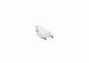 Bachmann plug, Euro flat plug screw connection white, 2.5A/250V, 3 pieces in a bag