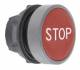 Schneider Electric ZB5AA434C0 Schneider push button, front, label STOP, momentary, red, 22mm