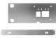 Wantec mounting plate for 2 adapters of the 2wIP C series