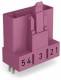 WAGO 890-895 plug pink pink