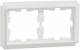 Merten MEG4020-4735 D-Antique frame 2-way lotus white