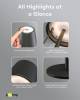 Goobay Kabellose LED-Tischleuchte, schwarz, 1 m - mit Tou