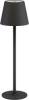 Goobay Wireless LED table lamp, size M, 37 cm, black, with touch control, 170 lm, warm white (3000 K), dimmable continuously