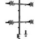 InLine® Desk Bracket for 4x TV / LED / TFT Display up to 81cm 32