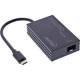InLine® USB-C to SFP Gigabit fibre network adapter (10/100/1000 Mb/s)