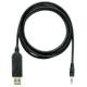 QNAP CAB-CONSOLE-UPJ-1M8 USB to 3.5mm 1.8m console cable