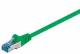 Goobay 93849 CAT 6a Patchkabel, S/FTP (PiMF), Grün - LSZH halogenfrei, Kupfer