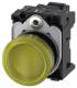 Siemens 3SU11026AA303AA0 3SU1102-6AA30-3AA0 indicator, 22mm round yellow lens smooth AC / DC 24V