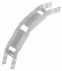 Niedax RGS 85.100 bend, adjustable, vertical, 85x100 mm galvanized