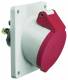 Bals 12401 Anbausteckdose QC TE 20° 16A 5p 400V 6h IP44 rot H/B/T:100x92x96mm