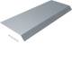 Hager AKB82500401 Blind cover 1-sided L800 mm 45° sheet steel for AK250x40 mm