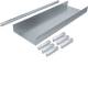 Hager AKU2500701 Floor channel sub-assembly 1-side with side profiles steel AK 250x70