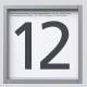 Siedle IM 612-0 SM Informations-Modul mit Schriftfeld Silber 034617