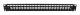 Patch Panel 24xTP,CAT6A, incl.Keystone groß, 48,3 cm ( 19 Zoll ), 1HE(t 94mm), Schwarz, Synergy 21,
