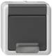 GIRA 041430 SCHUKO Steckdose WG AP Grau