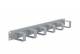 Triton 48,3 cm ( 19 inch )ZBH. Cable management panel with 6 metal brackets, 1U, light gray, patch panel,