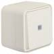 Berker 50763502 Taster Wechsler AP W.1 polarweiss
