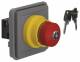 Berker 44713515 NOT-AUS-Taster-Einsatz W.1 lichtgrau
