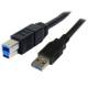 StarTech.com 3m Black SuperSpeed USB 3.0 Cable A to B - M/M - 1 x Type A Male USB