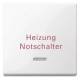 Rocker with control window 435119 Merten, polar white glossy HeizungsnotSwitch