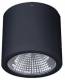 Lts Licht und Leuchten 665258 LTS BTNM 202.40.55 black surface-mounted downlight