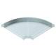 OBO Bettermann 6036572 RB 90 660 FS Bogen 90° für Kabelrinne horizontal