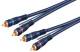 Goobay 50175 Car Hi-Fi Stereo connection cable 2x Cinch plug > 2x Cinch plug