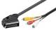 Goobay 50364 Scart adapter cable - Scart plug (21-pin) to 3x Cinch plug, 