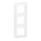 Legrand 078823L Rahmen 3x2-modulig vertikal Mosaic ultraweiß