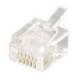 Equip Telefon-Stecker RJ11/6P4C ungeschirmt 100Stk transp.