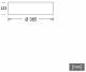 Lts Licht und Leuchten 633876 LTS PLL 22.385.40.1/DALI SILVER pendant and surface-mounted light PL 22 LED 20W 4000K