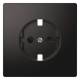 Merten MEG2330-6034 central plate SCHUKO socket insert BRS anthracite