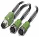 Phoenix Contact 1077271 Phoenix SAC-3P-M12Y/2X0,3-PUR/M12FS Sensor-/Aktor-Kabel