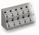 WAGO 736-752 double-decker terminal strip for circuit boards 0.08-2.5 mm² gray
