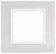 Berker 10116914 frame 1gang B.7, aluminum / polar white