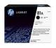 HP 81A Black LaserJet Toner Cartridge