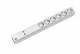 Allnet 333.402 48,3 cm ( 19 Zoll ) Steckdosenleiste, 6xDosen(CEE7)->Stecker(CEE7), N
