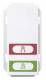 Merten MEG4852-0325 room module m.Ruf- /, Abstelltaster aktivwhite glossy Sys.M