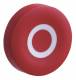 Schneider Electric ZBA432 key sign, flat ,, round, red O