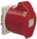 Walther-Werke 411706 Walther Anbaudose gerade 16A 7P 400V 6h IP44 Flansch angeschraubt 80x80