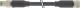 Murrelektronik 7000-88001-6300080 M8 Stecker 0° M8 Buchse 0° PUR 3x0,25 schwarz 0,8 m