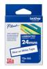Brother P-touch TZE253 Label Tape - 24 mm Width x 8 m Length - Rectangle - Thermal Transfer - White