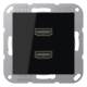 Jung MAA1133SW Einsatz 2xHDMI Serie A schwarz